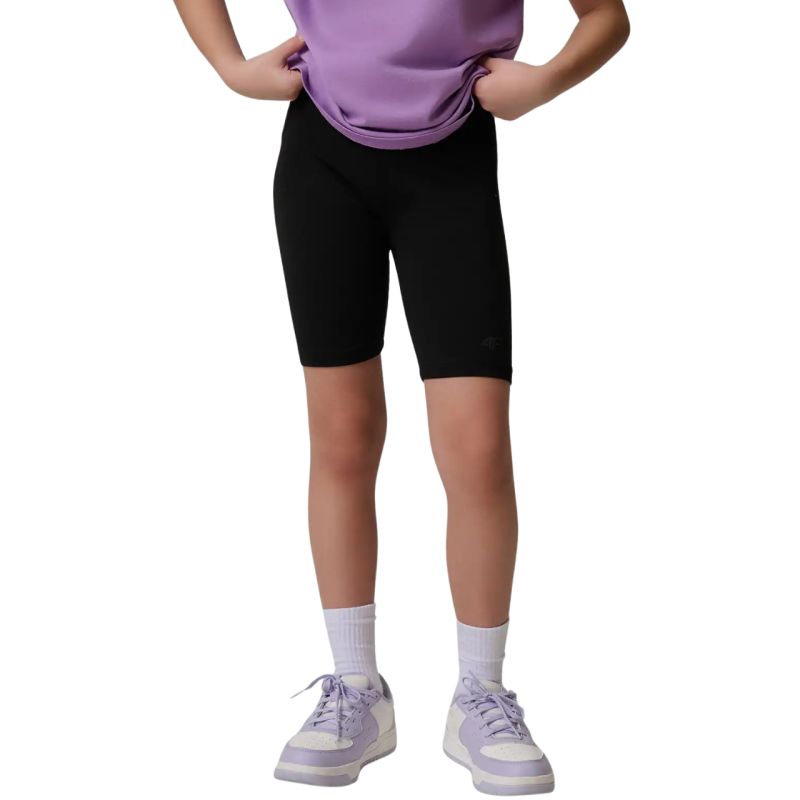 4F Girls' CAS F028 deep 20S fekete short 4FJWSS26TSTIF02820S