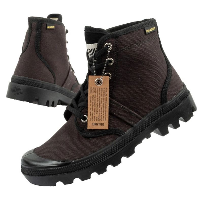 Palladium Women's sports shoes, ankle boots, Pallabrousse, black General