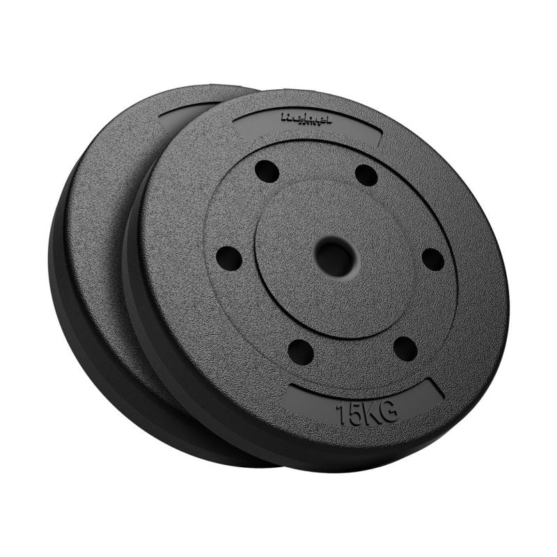 Rebel Bitumen Weight Plate Set 2 x 15 kg, 31 mm Bore, ACTIVE edzőfelszerelés RBA-2104