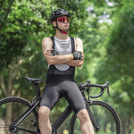 Rockbros bib with insert - black xxxxl short