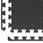 HMS Puzzle mat for strength equipment MP12 fekete fitness matrac 17-63-018