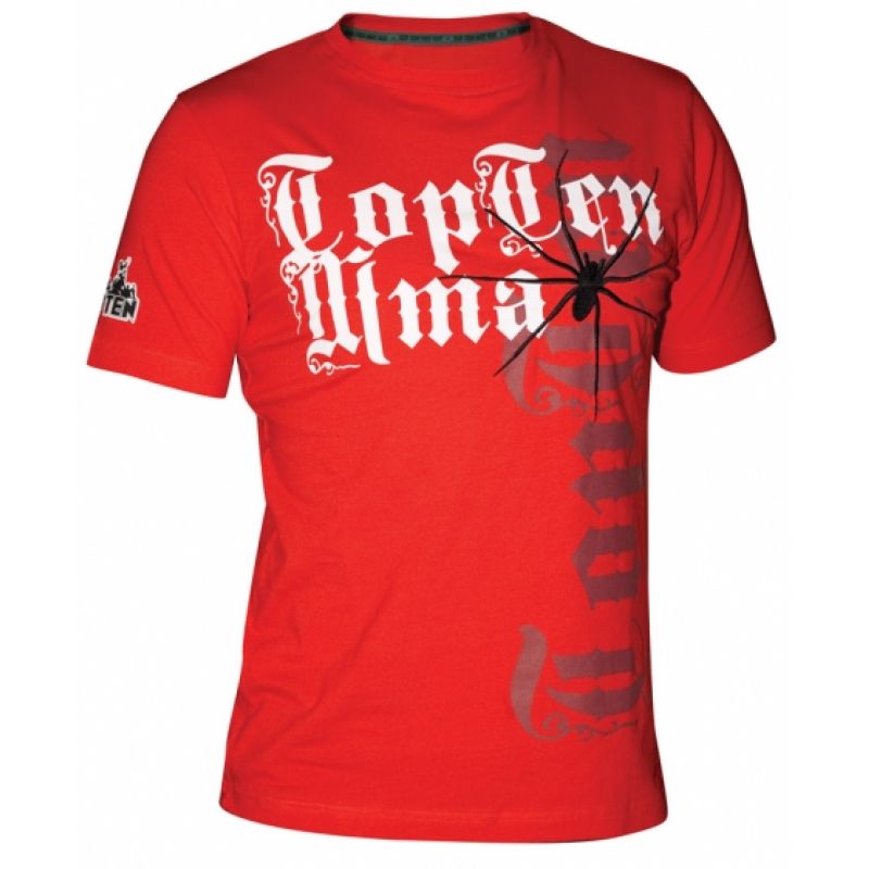 TOP TEN T-shirt - TS-TTMMA SPIDER czerwony+m póló