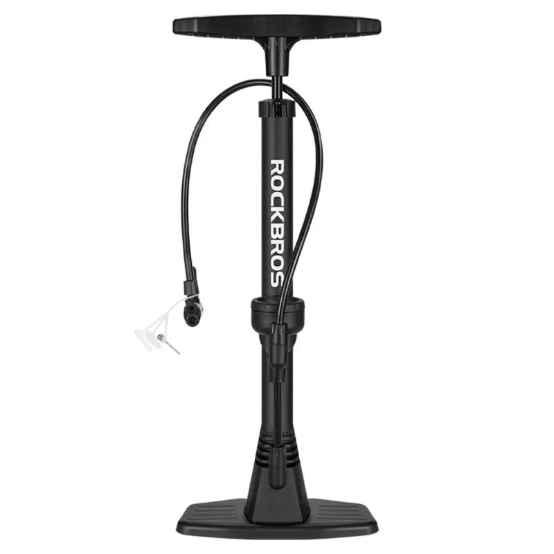 Rockbros 42510001001 floor bicycle pump - black fekete pumps