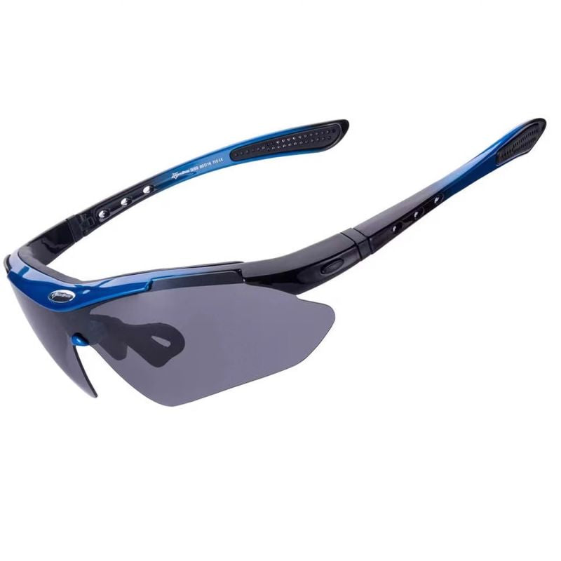 Rockbros 10007 Polarized Cycling Glasses - Black and Blue czarny || niebieski training equipment