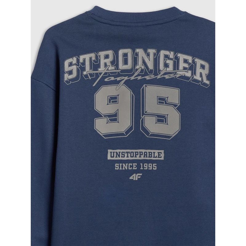 Boy's loose sweatshirt without hood 4F