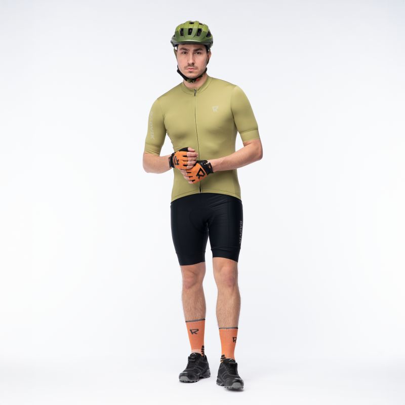 Radvik Skuli Gts Cycling Jersey zöld póló