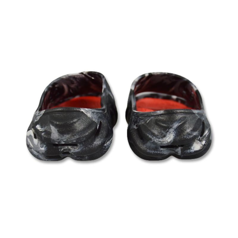 Crocs Echo Marbled Slide Pool Clogs in /Flame - 208467-0X9 fekete papucs
