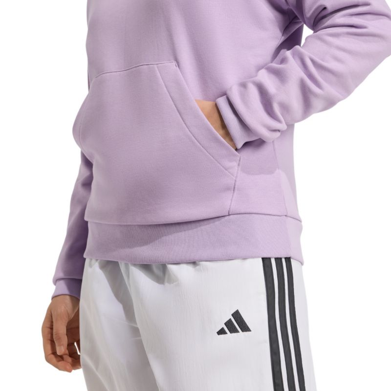adidas Women's Essentials Linear French Terry Hoodie Purple JY0036 General
