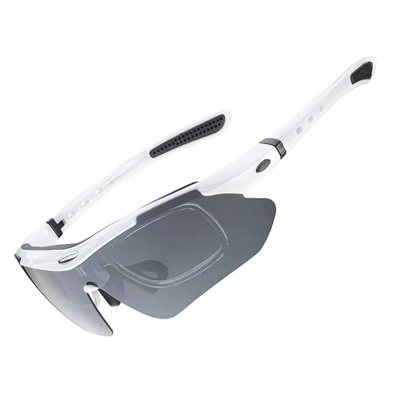 Rockbros 10142 photochromic UV400 cycling glasses - white biały glasses, training equipment