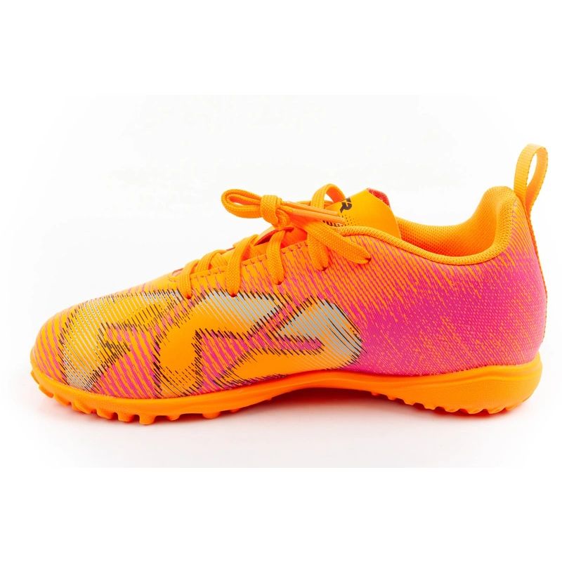 Puma Future 8 Play TT children's turf sports shoes, narancssárga cipő