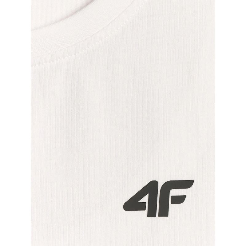 4F Men's sleeveless regular plain t-shirt póló