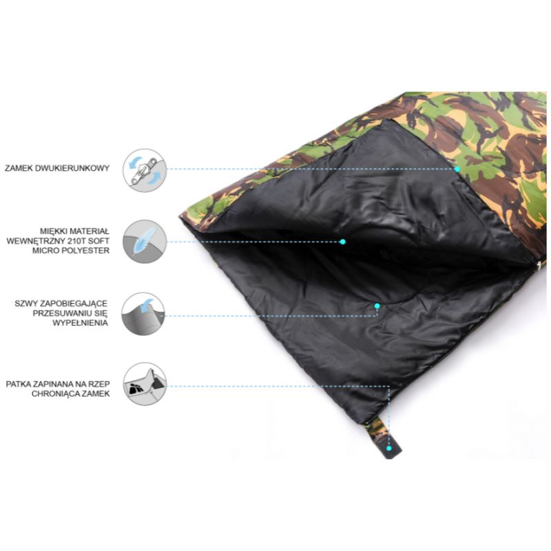 Meteor Dreamer Sleeping Bag uniw tourist equipment, sleeping bags