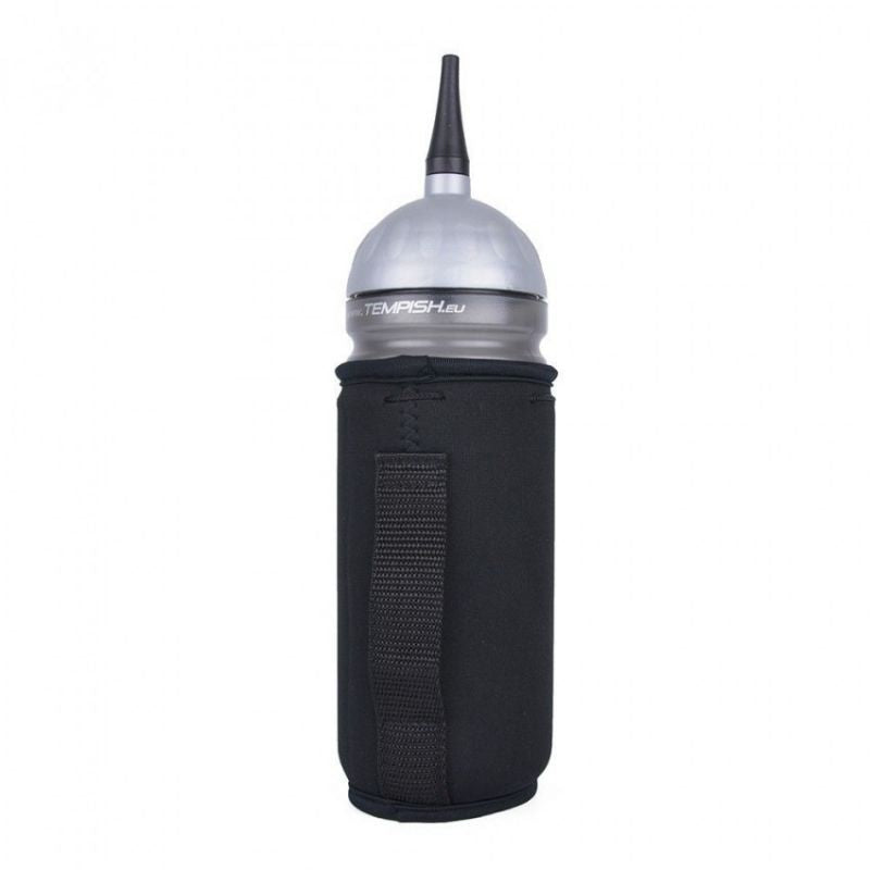 Tempish 1240000108 thermal water bottle cover czarny water bottles, covers, training equipment, tourist equipment