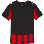 Puma AC Milan Home Jersey Replica Kids T-Shirt Black and Red 779965 128 cm póló