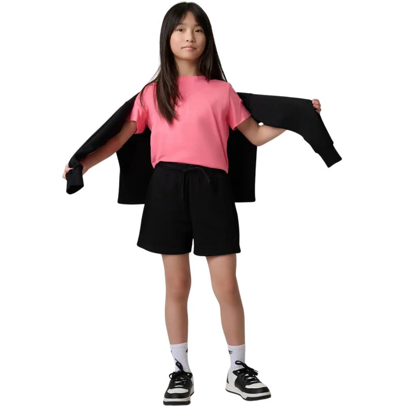T-shirt for girls 4F F3004 4FJWSS26TTSHF3004 54S rózsaszín clothing