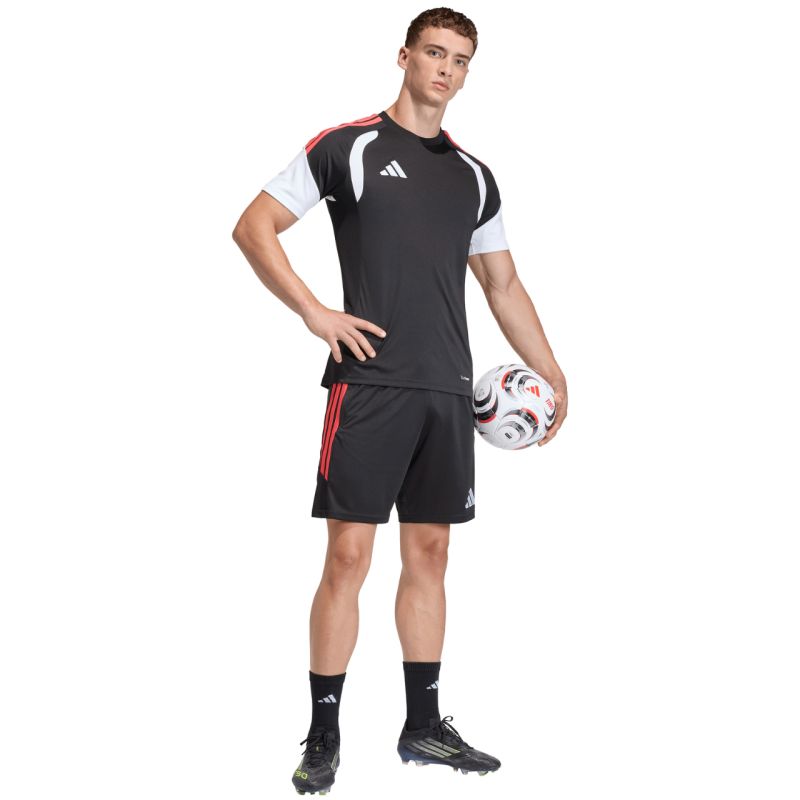 Men's adidas Tiro 26 League Training Black and Red JY9716 piros short