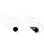 Rockbros bicycle grips - gray