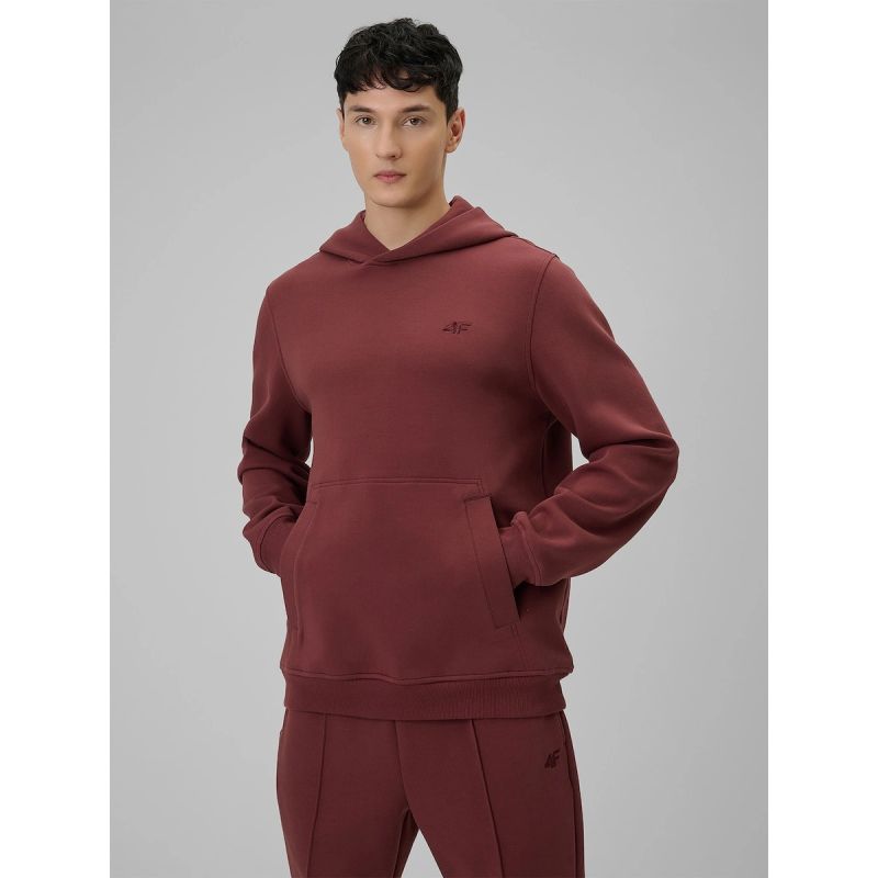 Men's regular hooded sweatshirt 4F
