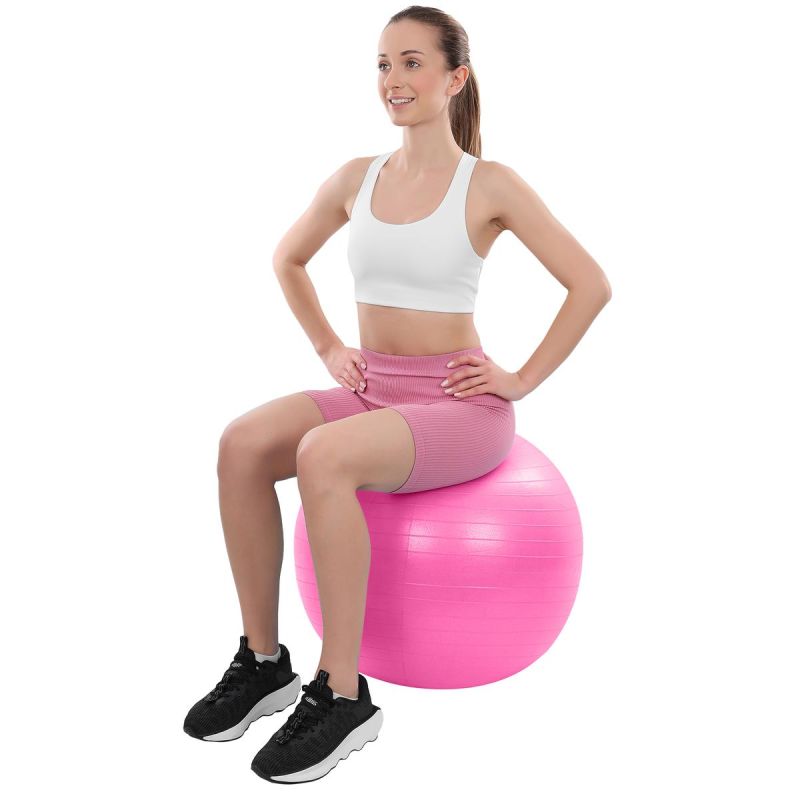 XQMAX Fitness 75cm Antiburst Pink rózsaszín futball labda GSP-7076960