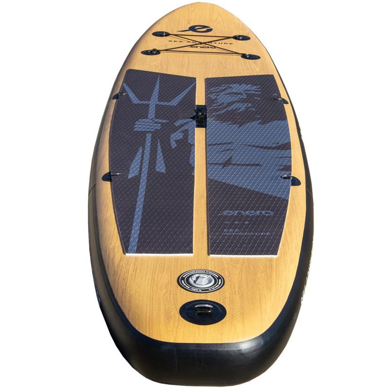 Enero Inflatable board Neptun Wooden 145 kg cm fekete sup