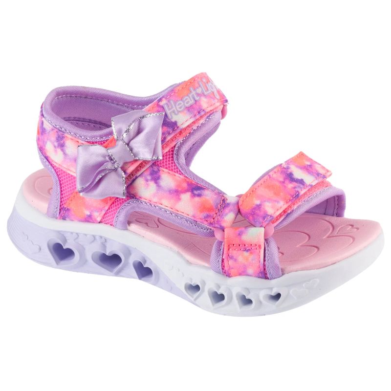 Skechers S-Lights: Flutter Hearts Sandal - Blurry Love 303110L-PKLV Pink 29 General