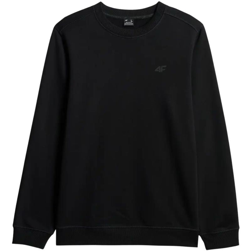 Men's sweatshirt 4F M2549 deep 4FWMM00TSWSM2549 20S fekete kapucnis pulóver