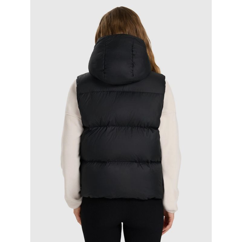 Women's down vest with natural filling 4F 4FWAW25TVJAF223-083S mellény