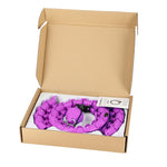 HMS Plus size hula hoop HHW12 with studs and weight purple lila edzőfelszerelés 17-44-525