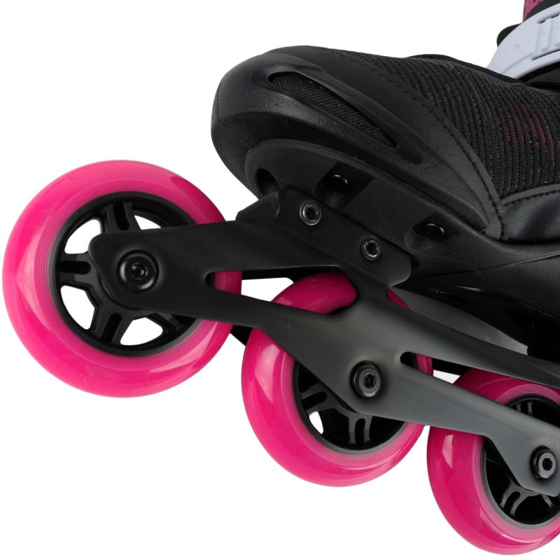 Roces Pic X roller skates black and 400911 rózsaszín utcai cipő