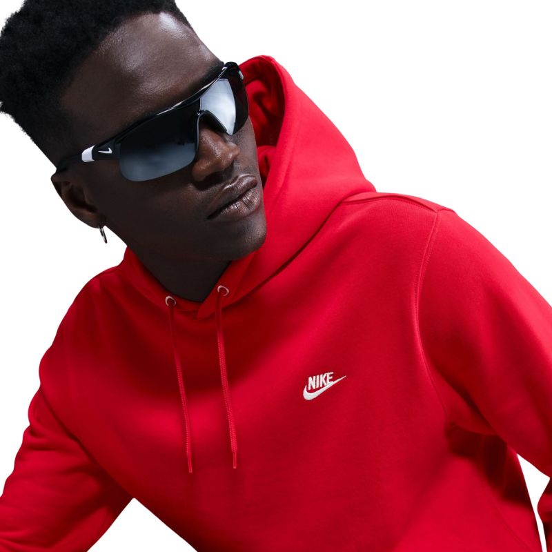 Nike Club BB men's sweatshirt red piros pulóver
