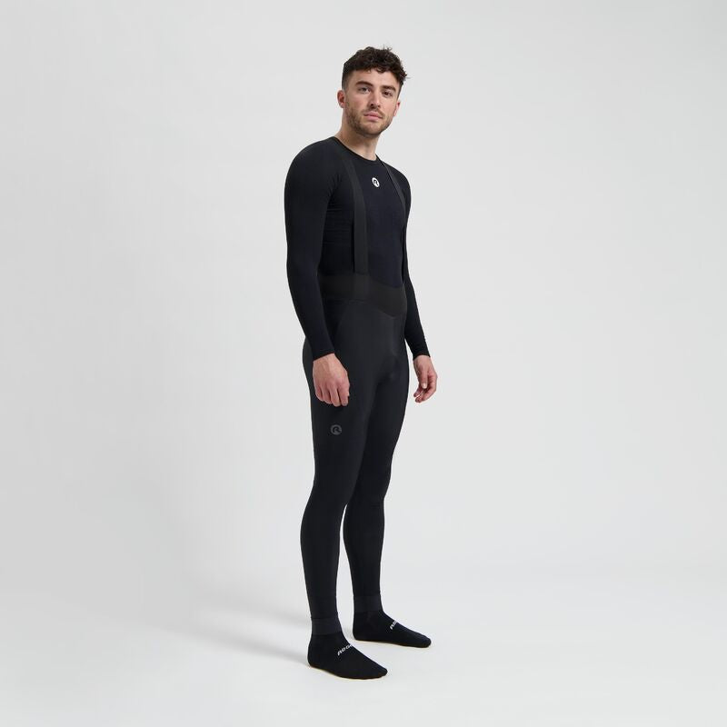 Rogelli SIGNATURE cycling black fekete nadrág