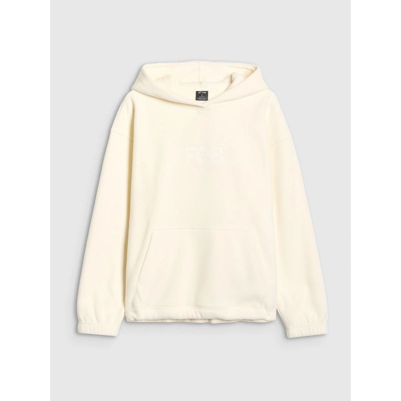 4FWarm loose fleece with hood for women 4F4FRAW25TFLEF451-11S kapucnis pulóver