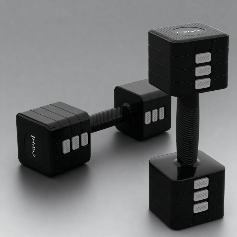 HMS HL02 ADJUSTABLE DUMBS 2 x 5 KG fekete póló 17-47-400