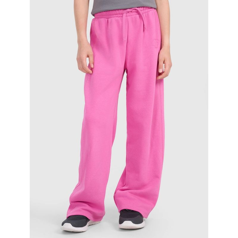 Girls' wide-leg sweatpants 4F 4FJRAW25TTROF1601-54S melegítőnadrág