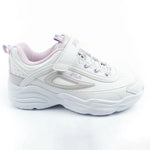 Fila Skye V children's sports for girls with velcro, fehér cipő