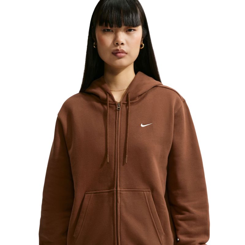 Nike Studio Fleece Medium Weight Women's Sweatshirt Light barna pulóver IM8504259