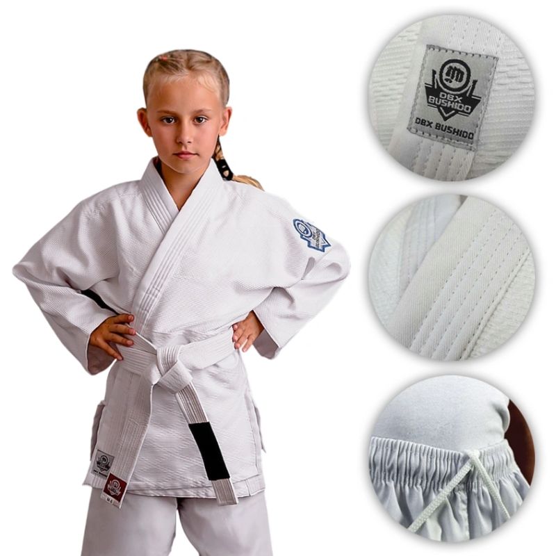 DBX Bushido Judo kimono - Judoga for children + belt kimonos, sachets, belts, bags