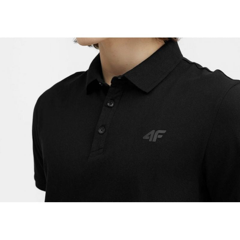 4f T-shirt M 4FSS23TPTSM038 DEEP BLACK Póló