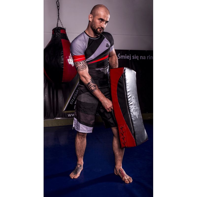 DBX Bushido T75 | XXL Training Pad - For kicking czarno-biała training equipment, shields