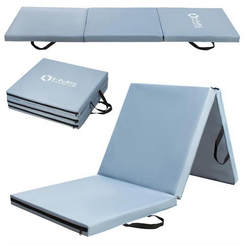 HMS MGS02 foldable gymnastics mattress gray szürke fitness matrac 17-44-282