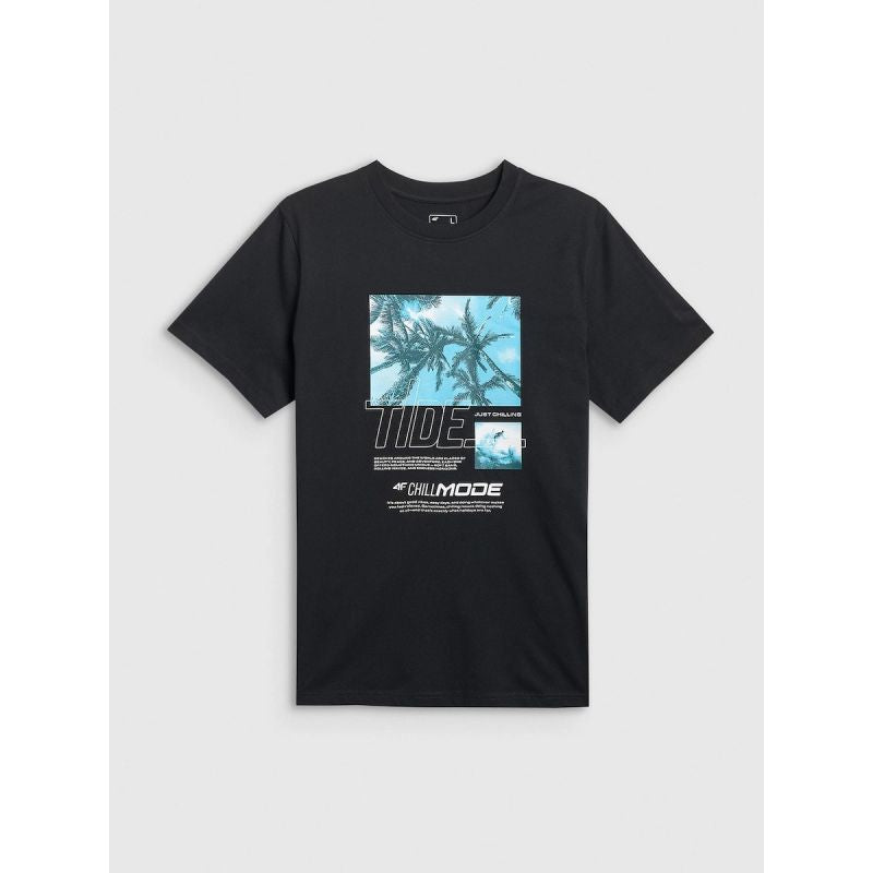 4F Men's regular printed T-shirt póló 4FRSS26TTSHM4321-20S