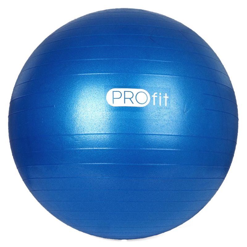 PROfit 85cm blue gym ball with pump DK2102 Edzőfelszerelés