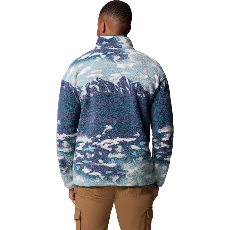Columbia Helvetia II Printed Half Snap Fleece 2098461461 Blue L Kiegészítő
