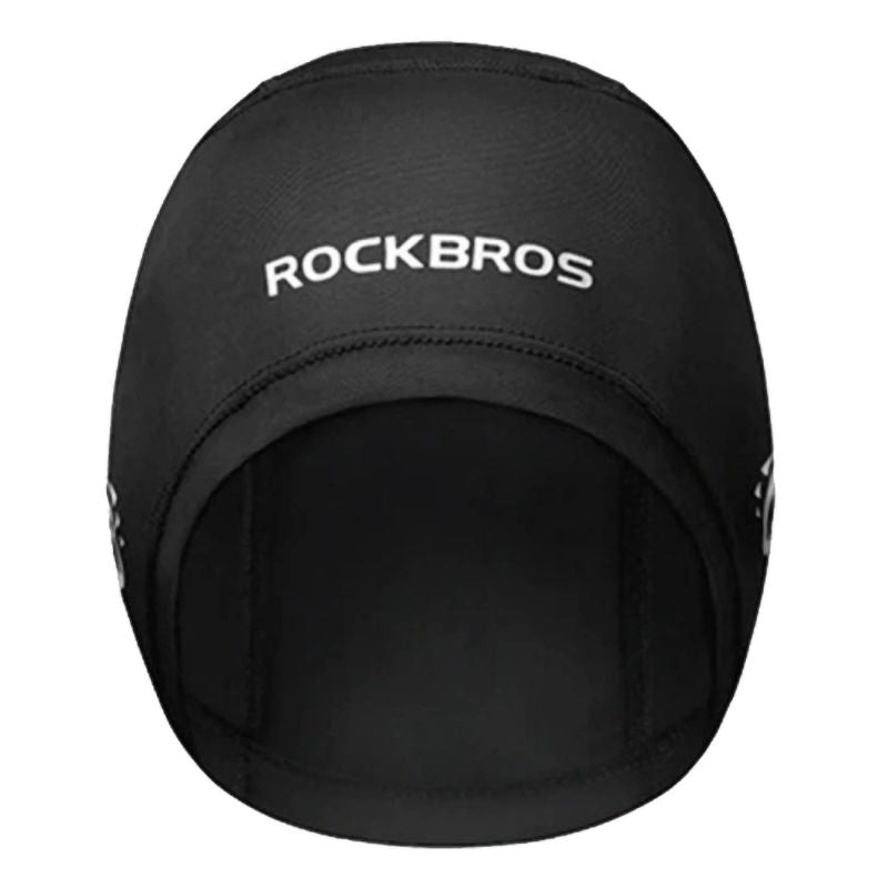 Rockbros cycling cap with cutouts for glasses - black fekete glasses, training equipment 304004-163826