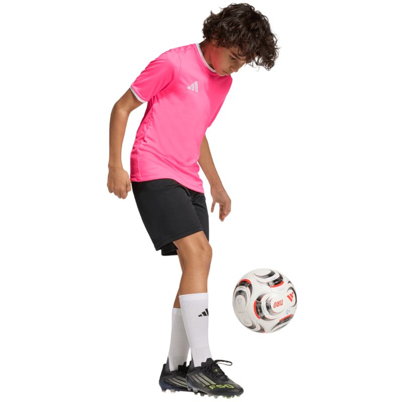 adidas Entrada 26 Jersey kids' t-shirt pink KE9846 104cm mez