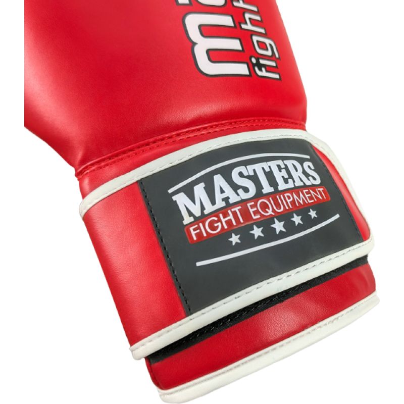 MASTERS FIGHT EQUIPMENT RPU-SMART red boxing gloves piros kesztyű 01302-10
