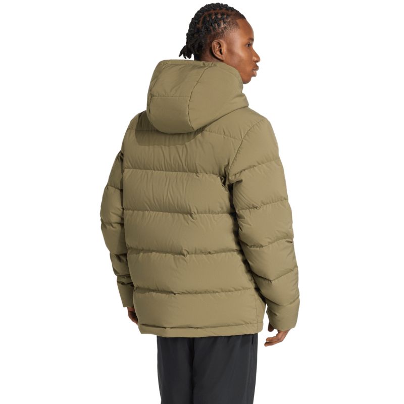 adidas Men's Helionic Climawarm Hoodie Jacket Olive JX0580 General