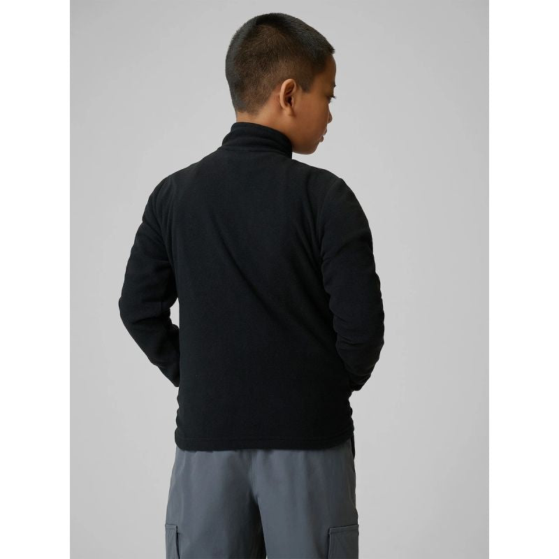 Regular fleece without hood for boys 4F 4FJRSS26TFLEM508-20S kapucnis pulóver