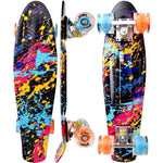 Enero Plastic Skateboard 22 Inches Graffiti Led skateboards
