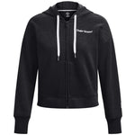 Under Armour Armor Essential Fleece Script FZ Hoodie W 1374106-001 Pulóver